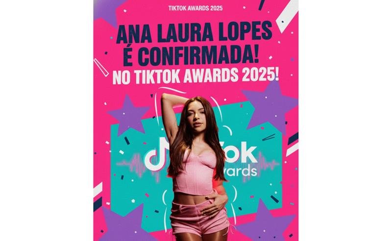 Ana Laura Lopes se apresenta no TikTok Awards 2025