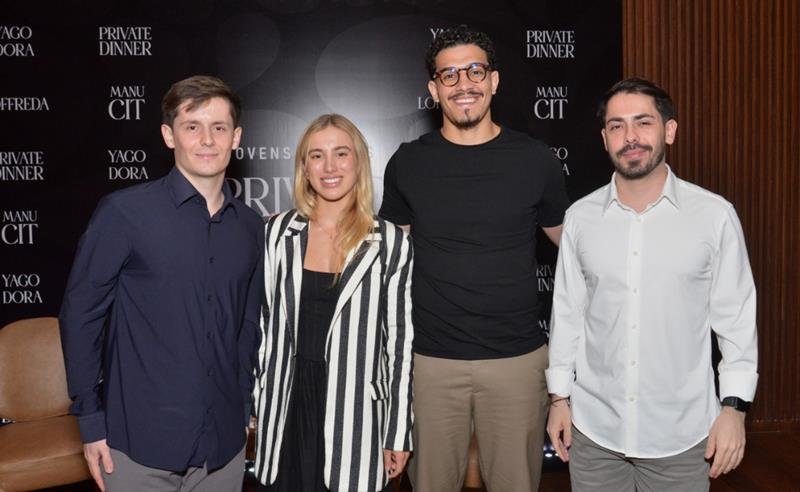 Empresariado jovem brasileiro tem encontro com Yago Dora e Manuela Cit