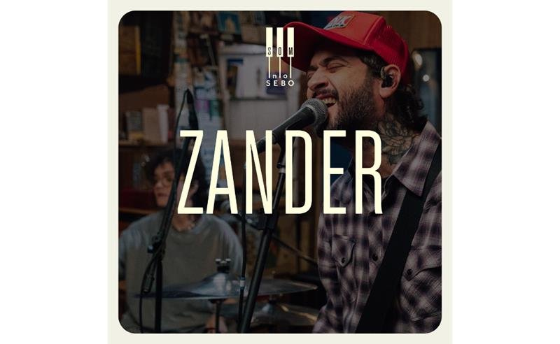 Zander lança o EP “Zander no Som no Sebo” com registro ao vivo em cenário intimista e fora do convencional