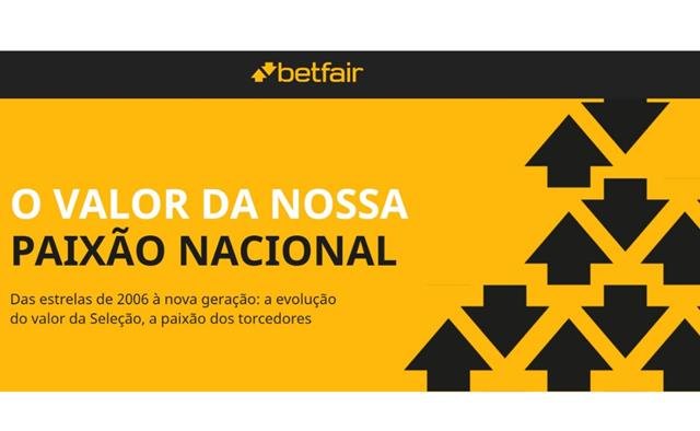 Brasil chega ao ano de mundial com sua geração mais valiosa da história, aponta levantamento da Betfair