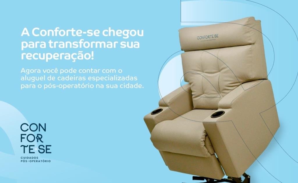 Locação de poltronas para pós operatório em Pouso Alegre: Conforto e tecnologia garantem plena recuperação