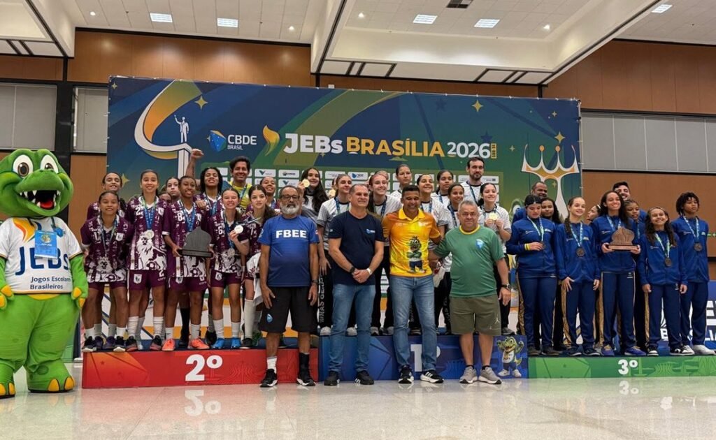 Bahia é vice-campeã do futsal feminino nos Jogos Escolares Brasileiros